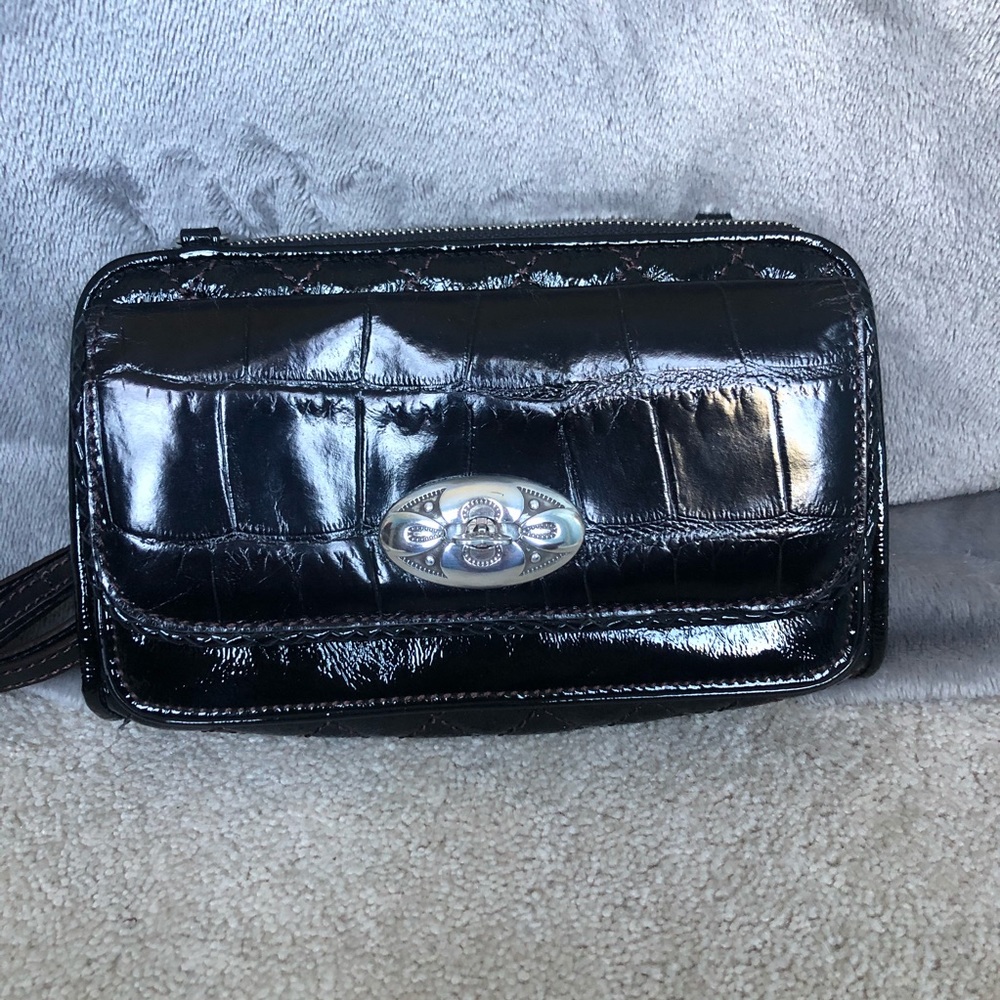 Brighton Vintage Patent Leather Bag